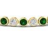 Load image into Gallery viewer, 10 Carat Diamond Bezel Set Tennis Bracelet