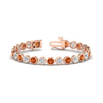 Load image into Gallery viewer, 10 Carat Diamond Bezel Set Tennis Bracelet
