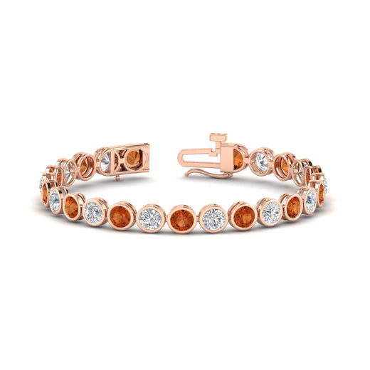 10 Carat Diamond Bezel Set Tennis Bracelet