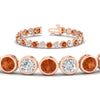 Load image into Gallery viewer, 10 Carat Diamond Bezel Set Tennis Bracelet