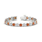 Load image into Gallery viewer, 10 Carat Diamond Bezel Set Tennis Bracelet
