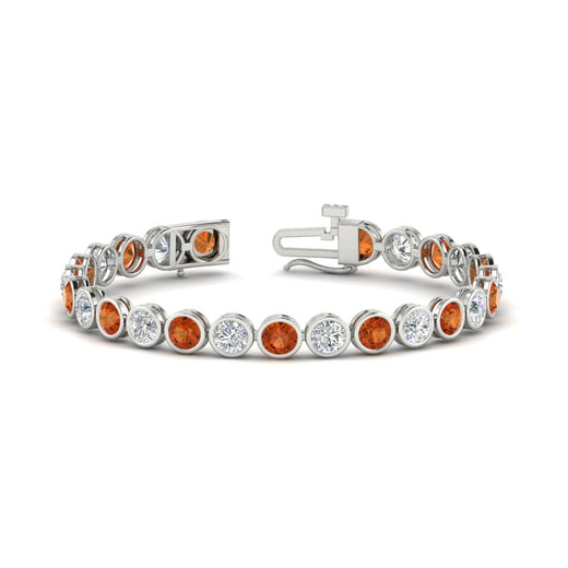 10 Carat Diamond Bezel Set Tennis Bracelet