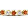Load image into Gallery viewer, 10 Carat Diamond Bezel Set Tennis Bracelet