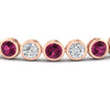 Load image into Gallery viewer, 10 Carat Diamond Bezel Set Tennis Bracelet