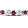 Load image into Gallery viewer, 10 Carat Diamond Bezel Set Tennis Bracelet