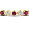 Load image into Gallery viewer, 10 Carat Diamond Bezel Set Tennis Bracelet
