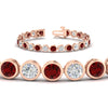 Load image into Gallery viewer, 10 Carat Diamond Bezel Set Tennis Bracelet