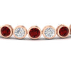 Load image into Gallery viewer, 10 Carat Diamond Bezel Set Tennis Bracelet