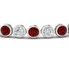 Load image into Gallery viewer, 10 Carat Diamond Bezel Set Tennis Bracelet