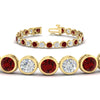 Load image into Gallery viewer, 10 Carat Diamond Bezel Set Tennis Bracelet
