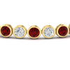 Load image into Gallery viewer, 10 Carat Diamond Bezel Set Tennis Bracelet