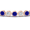 Load image into Gallery viewer, 10 Carat Diamond Bezel Set Tennis Bracelet