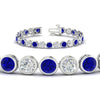 Load image into Gallery viewer, 10 Carat Diamond Bezel Set Tennis Bracelet