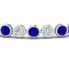 Load image into Gallery viewer, 10 Carat Diamond Bezel Set Tennis Bracelet