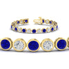 Load image into Gallery viewer, 10 Carat Diamond Bezel Set Tennis Bracelet