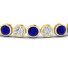 Load image into Gallery viewer, 10 Carat Diamond Bezel Set Tennis Bracelet