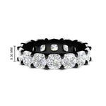Load image into Gallery viewer, 10-carat-diamond-eternity-wedding-band-in-black-gold-FDEWB9296CU-10.0CT-BG-HW
