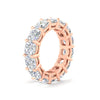Load image into Gallery viewer, 10-carat-diamond-eternity-wedding-band-in-rose-gold-FDEWB9296CUANGLE2-10.0CT-NL-RG