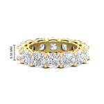 Load image into Gallery viewer, 10-carat-diamond-eternity-wedding-band-in-yellow-gold-FDEWB9296CU-10.0CT-NL-YG-HW
