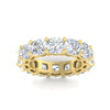 Load image into Gallery viewer, 10-carat-diamond-eternity-wedding-band-in-yellow-gold-FDEWB9296CUANGLE5-10.0CT-NL-YG