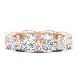 Load image into Gallery viewer, 10-carat-diamond-eternity-wedding-band-oval-shape-in-rose-gold-FDEWB8425OV-10.00CT-NL-RG
