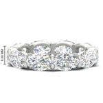 Load image into Gallery viewer, 10-carat-diamond-eternity-wedding-band-oval-shape-in-white-gold-FDEWB8425OV-10.00CT-NL-WG-HW
