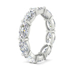 Load image into Gallery viewer, 10-carat-diamond-eternity-wedding-band-oval-shape-in-white-gold-FDEWB8425OVANGLE2-10.00CT-NL-WG
