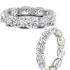 Load image into Gallery viewer, 10-carat-diamond-eternity-wedding-band-oval-shape-in-white-gold-FDEWB8425OVANGLE3-10.00CT-NL-WG