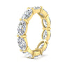 Load image into Gallery viewer, 10-carat-diamond-eternity-wedding-band-oval-shape-in-yellow-gold-FDEWB8425OVANGLE2-10.00CT-NL-YG