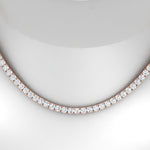 Load image into Gallery viewer, 10-carat-diamond-graduated-tennis-necklace-in-FDNK11334-(0.07CT)ANGLE1-NL-RG