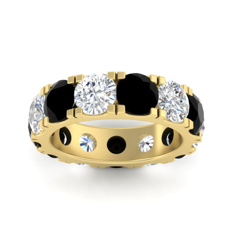 10 Carat Double Prong Round Diamond Eternity Band