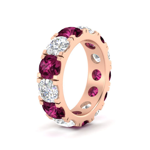 10-carat-double-prong-round-diamond-and-pink-sapphire-eternity-band-in-rose-gold-FDEWB8371GSADRPIANGLE2-10.00CT-NL-RG