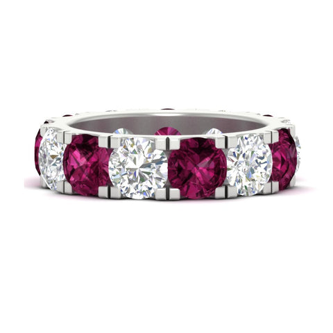 10-carat-double-prong-round-diamond-and-pink-sapphire-eternity-band-in-white-gold-FDEWB8371GSADRPI-10.00CT-NL-WG