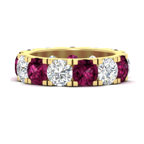 10-carat-double-prong-round-diamond-and-pink-sapphire-eternity-band-in-yellow-gold-FDEWB8371GSADRPI-10.00CT-NL-YG
