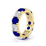 Load image into Gallery viewer, 10 Carat Double Prong Round Diamond Eternity Band
