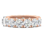 Load image into Gallery viewer, 10 Carat Double Prong Round Diamond Eternity Band

