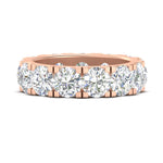 Load image into Gallery viewer, 10 Carat Double Prong Round Diamond Eternity Band
