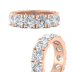 Load image into Gallery viewer, 10 Carat Double Prong Round Diamond Eternity Band
