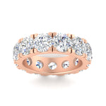 Load image into Gallery viewer, 10 Carat Double Prong Round Diamond Eternity Band
