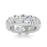 Load image into Gallery viewer, 10 Carat Double Prong Round Diamond Eternity Band
