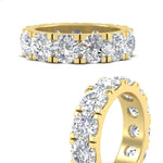 Load image into Gallery viewer, 10 Carat Double Prong Round Diamond Eternity Band
