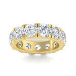 Load image into Gallery viewer, 10 Carat Double Prong Round Diamond Eternity Band
