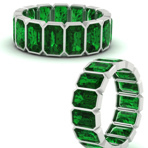 10-carat-emerald-cut-bezel-eternity-emerald-wedding-band-in-white-gold-FD10417EMBGEMGRANGLE3-10.00CT-NL-WG