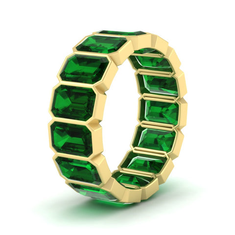 10-carat-emerald-cut-bezel-eternity-emerald-wedding-band-in-yellow-gold-FD10417EMBGEMGRANGLE2-10.00CT-NL-YG