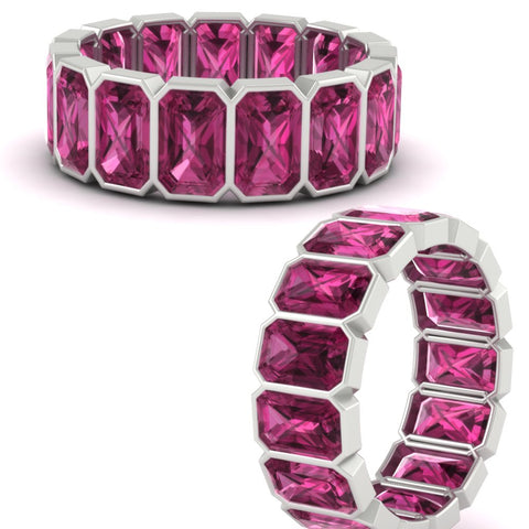10-carat-emerald-cut-bezel-eternity-pink-sapphire-wedding-band-in-white-gold-FD10417EMBGSADRPIANGLE3-10.00CT-NL-WG