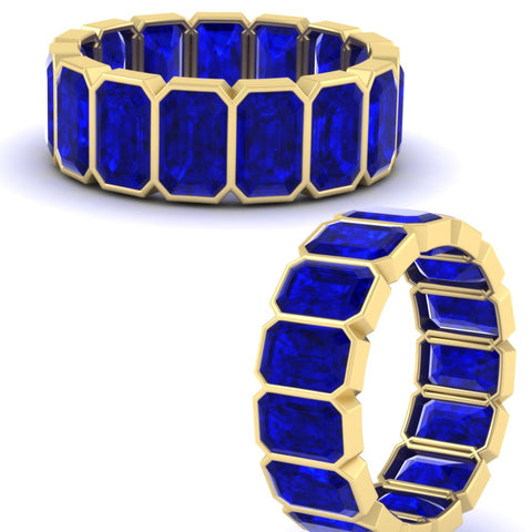 10-carat-emerald-cut-bezel-eternity-sapphire-wedding-band-in-yellow-gold-FD10417EMBGSABLANGLE3-10.00CT-NL-YG