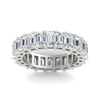 Load image into Gallery viewer, 10-carat-emerald-cut-eternity-diamond-wedding-band-ring-in-white-gold-FDEWB9293EMANGLE5-10.00CT-NL-WG.jpg