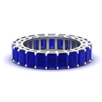 Load image into Gallery viewer, 10 Carat Emerald Cut Eternity Band Ring
