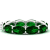 Load image into Gallery viewer, 10-carat-emerald-eternity-wedding-band-oval-shape-in-white-gold-FDEWB8425OVGEMGR-10.00CT-NL-WG-HW
