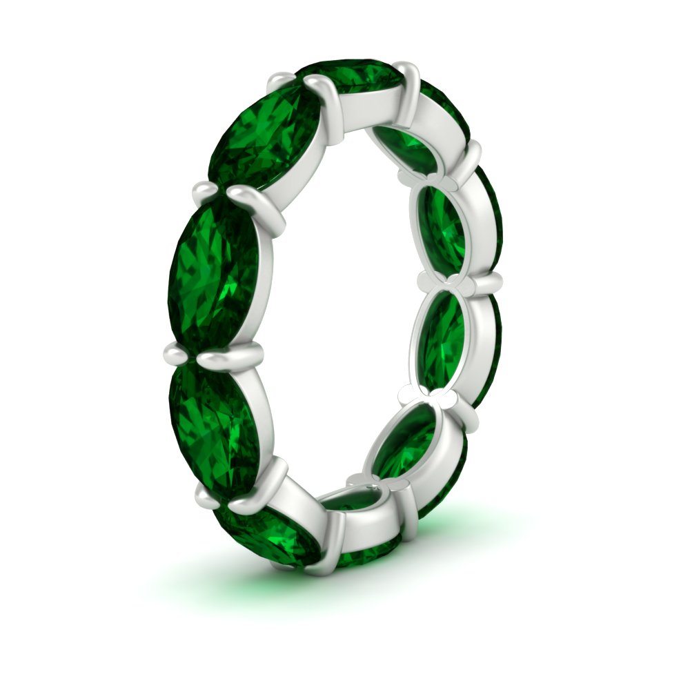 10-carat-emerald-eternity-wedding-band-oval-shape-in-white-gold-FDEWB8425OVGEMGRANGLE2-10.00CT-NL-WG